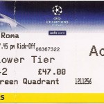1 Biglietto Arsenal Roma